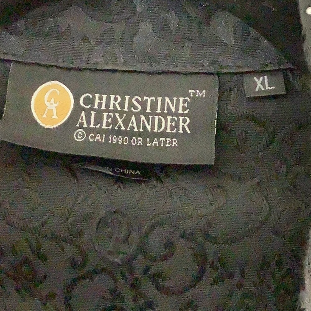 Christine Alexander Black Rhinestone Jacket - Picture 11 of 13